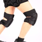 High-strength protective hard shell sports knee brace
