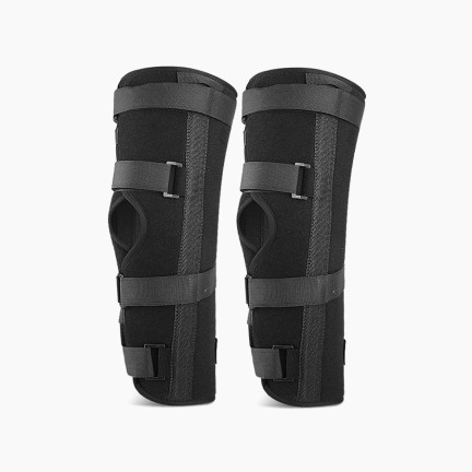 Breathable support knee brace training strap