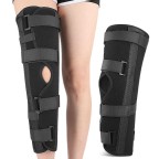 Breathable support knee brace training strap