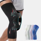 Breathable elastic spandex knee brace
