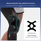 Breathable elastic spandex knee brace