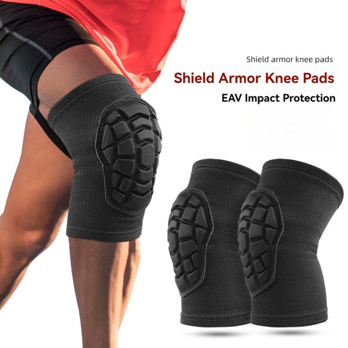 Thick knee pads for outdoor sports