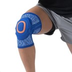 Breathable compression sports knee brace