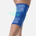 Breathable compression sports knee brace