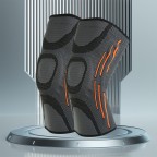 High-elastic knit thickened knee pads