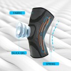 High-elastic knit thickened knee pads