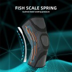 High-elastic knit thickened knee pads