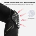 High-elasticity compression sports knee brace