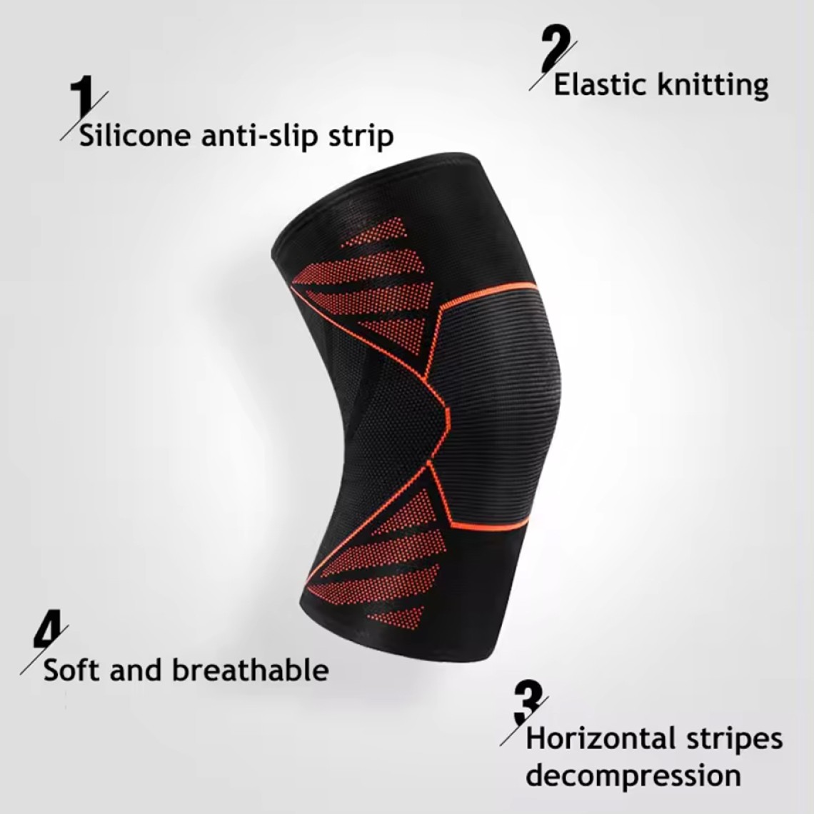 Super compression thickened knee pads