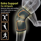 3D Knitted Breathable Compression Knee Braces