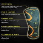 3D Knitted Breathable Compression Knee Braces