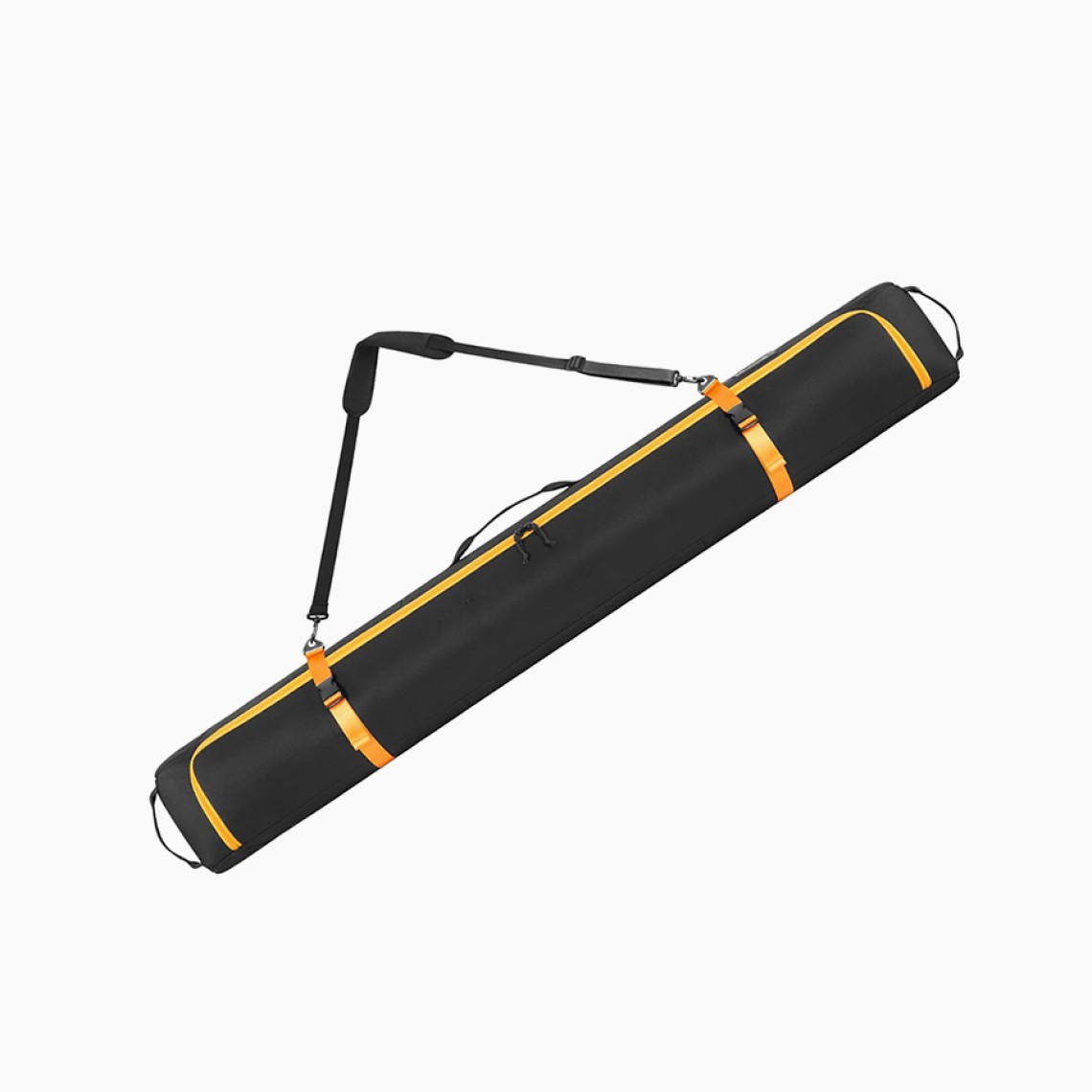 Wheeled waterproof skis and ski boots travel bag