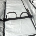 Roller-loaded foldable waterproof ski equipment storage bag