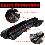 Professional thickened snowboard equipment bag