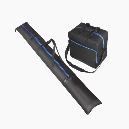 Adjustable roll-top ski gear bag