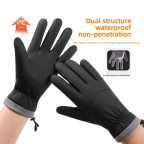 Winter waterproof touchscreen ski gloves