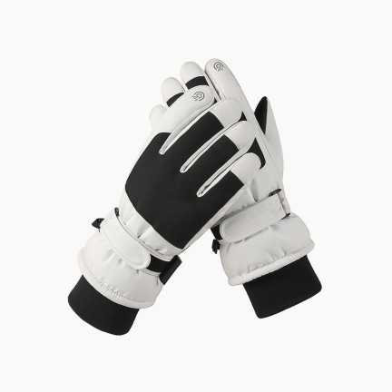 Winter waterproof and warm sports gloves