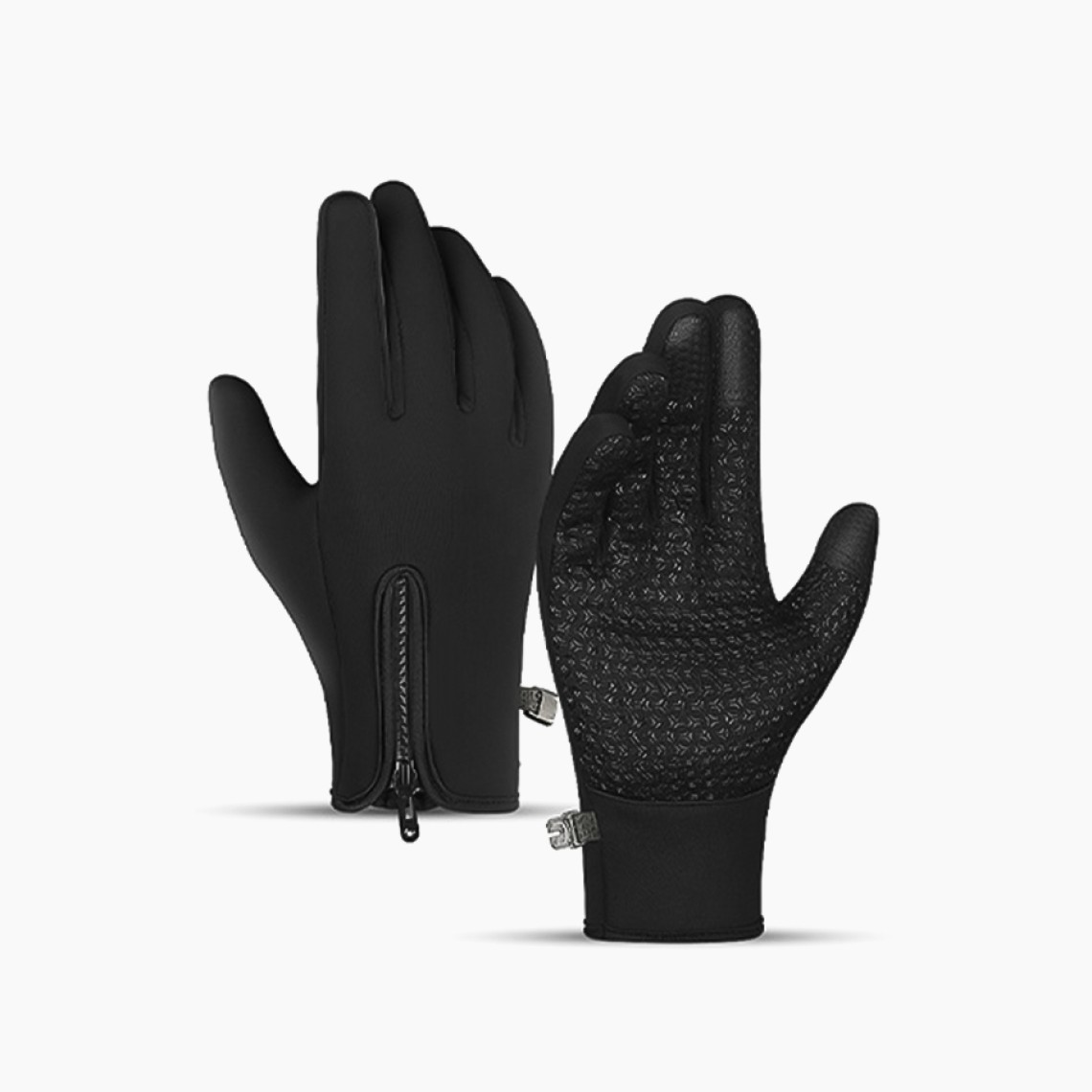 Outdoor windproof touchscreen full-finger cycling ski gloves