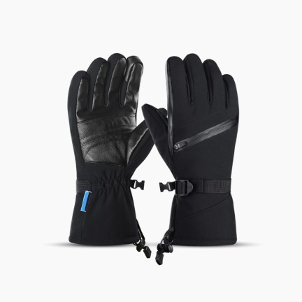 Winter Thickened Heated Ski and Motorcycle Gloves
