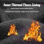 Waterproof and warm fingerless ski and cycling gloves