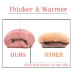 Waterproof and warm fingerless ski and cycling gloves