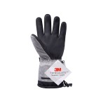 Smart heated touchscreen waterproof ski gloves