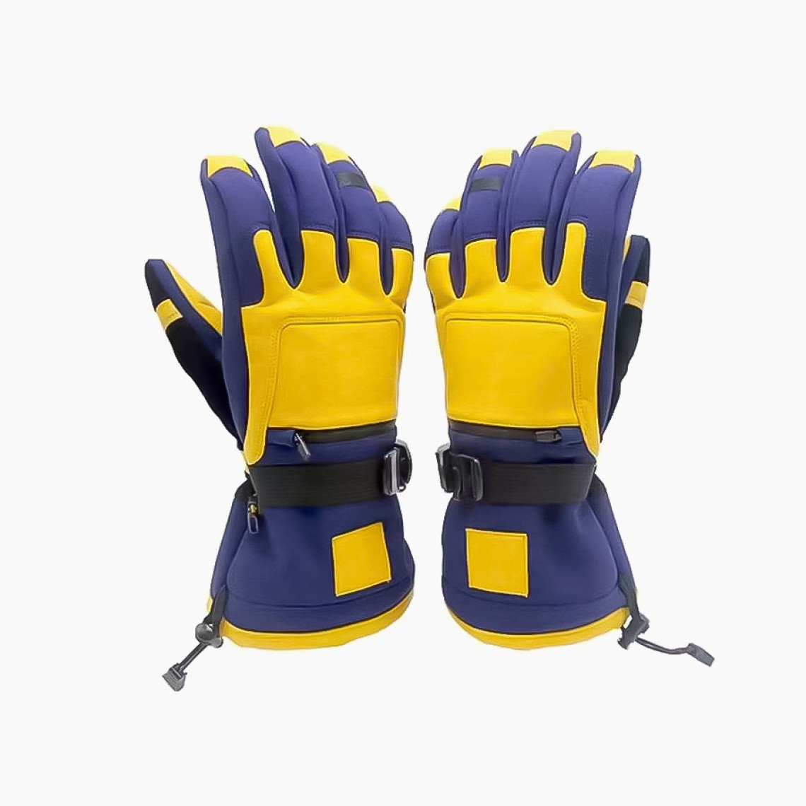 Genuine leather windproof and warm ski gloves
