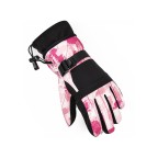 Thickened windproof and warm ski gloves