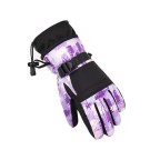 Thickened windproof and warm ski gloves