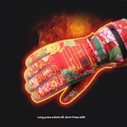 Smart heated waterproof ski gloves