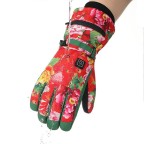 Smart heated waterproof ski gloves
