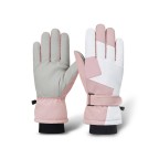 Full-finger waterproof and warm ski gloves