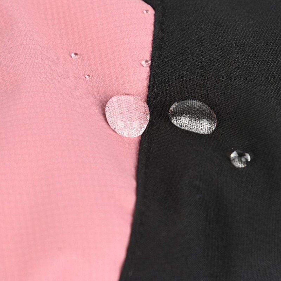 Premium pink goatskin ski waterproof gloves