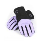 Winter goatskin touch ski gloves