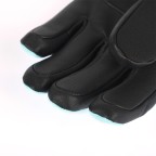 Black unisex outdoor ski gloves