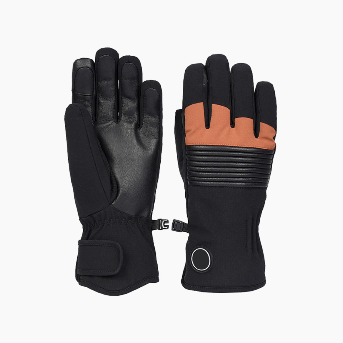 Goatskin winter ski gloves