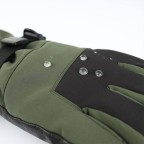 Winter protective genuine leather ski gloves
