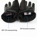 Full-finger cross-country insulated ski gloves