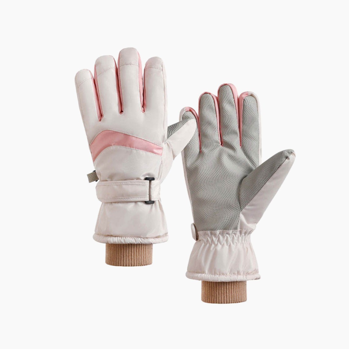 Waterproof and warm ski gloves