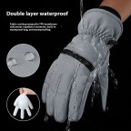 Waterproof and warm touchscreen ski gloves