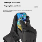 Waterproof and warm touchscreen ski gloves