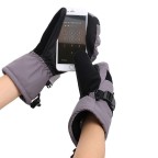 Genuine leather waterproof and warm ski gloves