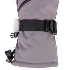 Genuine leather waterproof and warm ski gloves