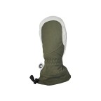 Genuine leather warm ski gloves