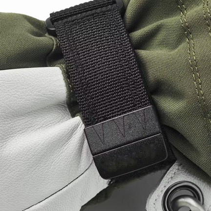 Genuine leather warm ski gloves