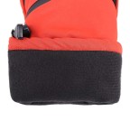 Adjustable genuine leather ski gloves