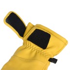 Genuine leather warm mittens ski gloves