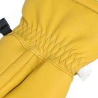 Genuine leather warm mittens ski gloves