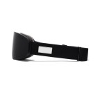 Cylindrical magnetic ski goggles