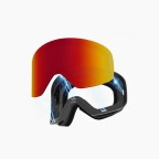 Cylindrical magnetic ski goggles